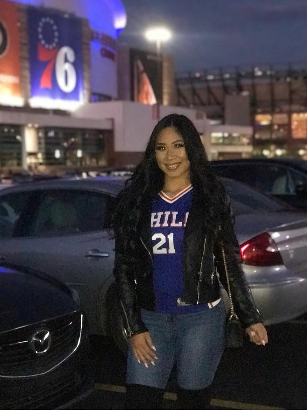 Nike Sixers Joel Embiid #21 Blue Basketball Jersey